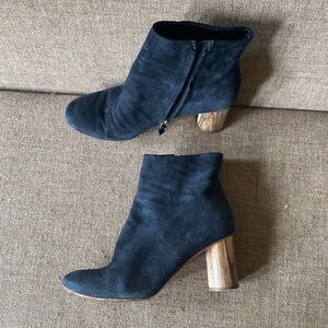 Proenza schouler blue suede boots size 39 made in Italy